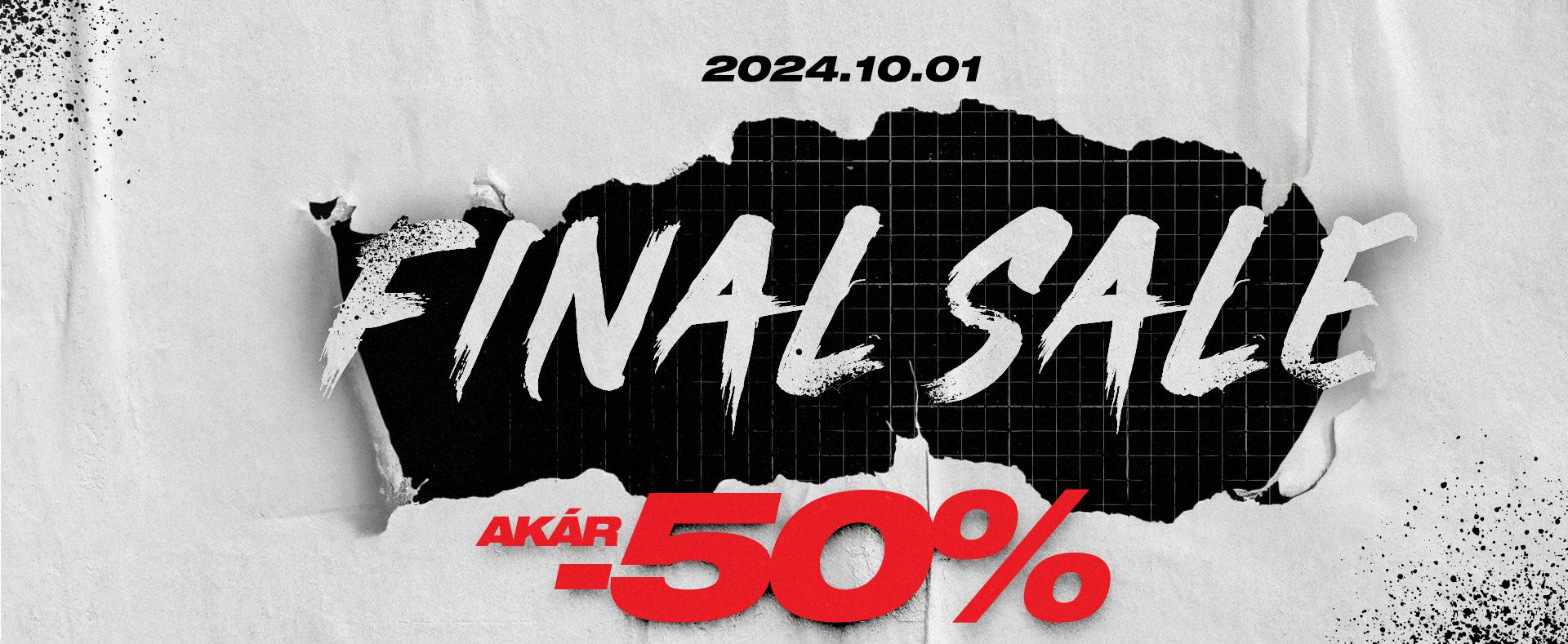 FINAL SALE 50%